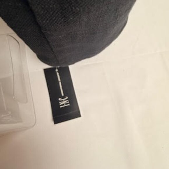 INC NWT Black Blazer Jacket Puff Shoulder Stretch Suiting Women’s XL - Picture 7 of 8